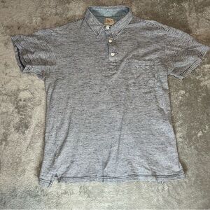 Faherty Gray Polo Shirt